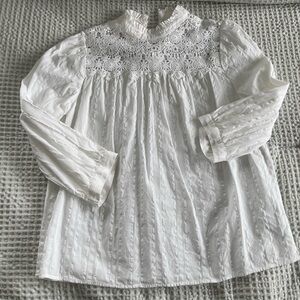 GAP Kids White Lace Blouse